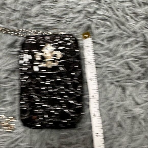 Small Reptile Print Wallet with Crossbody Strap - Picture 3 of 5